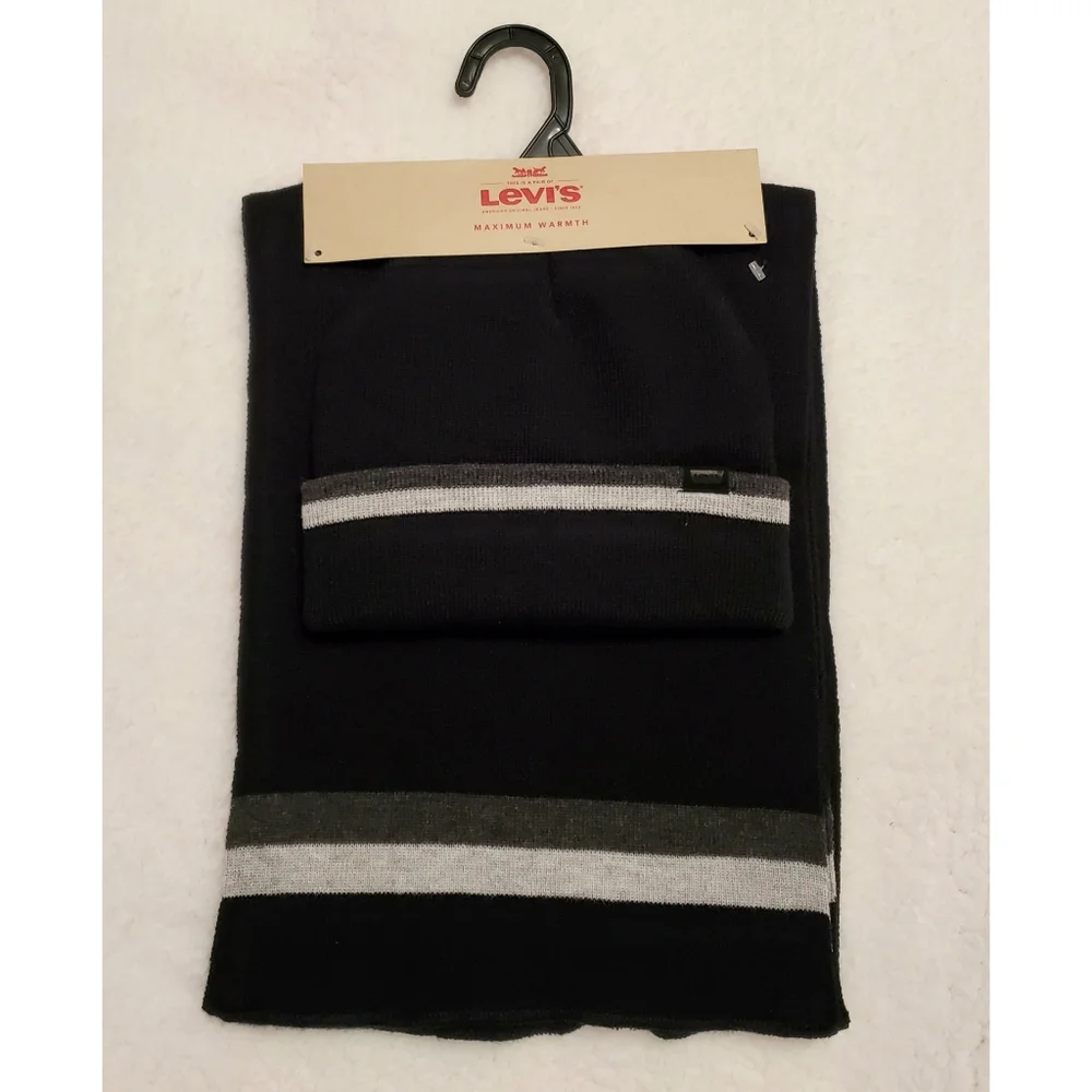 Black Levi's Scarves and Beanni set